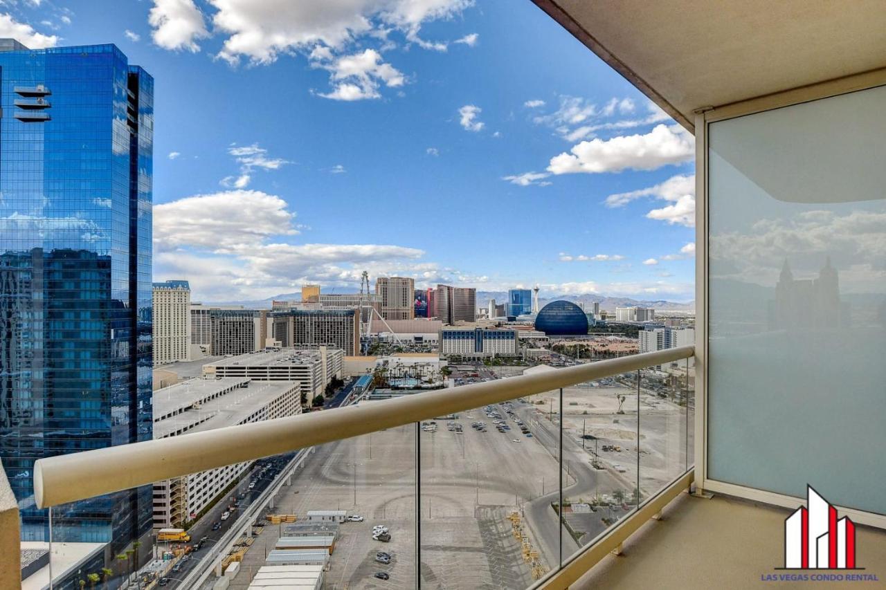 Mgm Signature-27-805 F1 Track & Strip View Balcony 拉斯维加斯 外观 照片