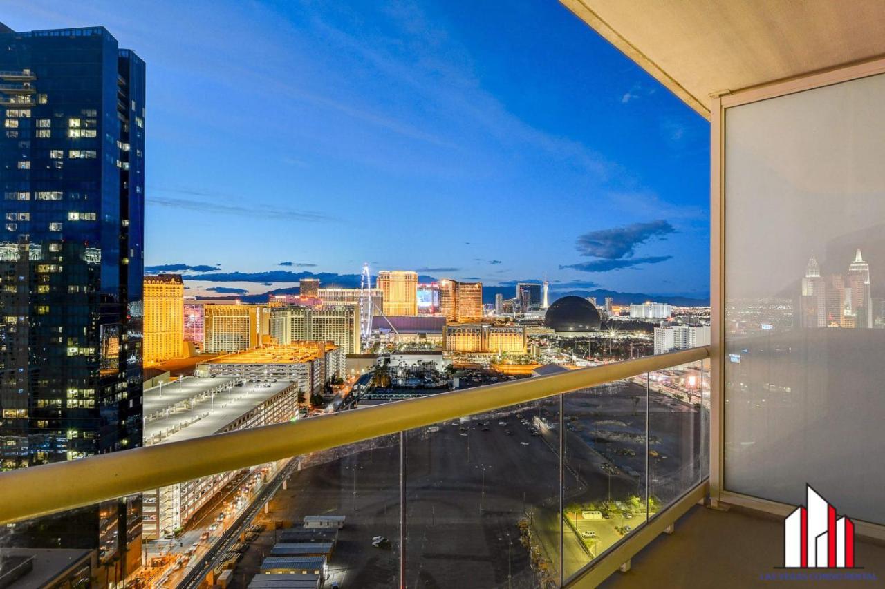 Mgm Signature-27-805 F1 Track & Strip View Balcony 拉斯维加斯 外观 照片